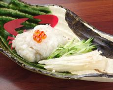 かにと野菜のユッケ